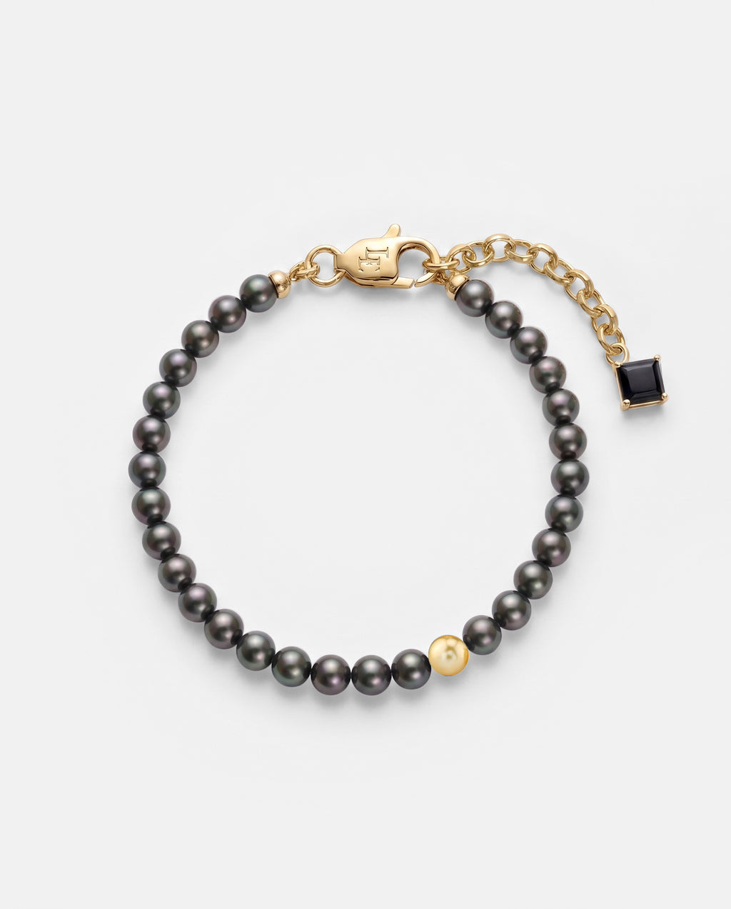 Caesura Black & Gold Pearl Bracelet