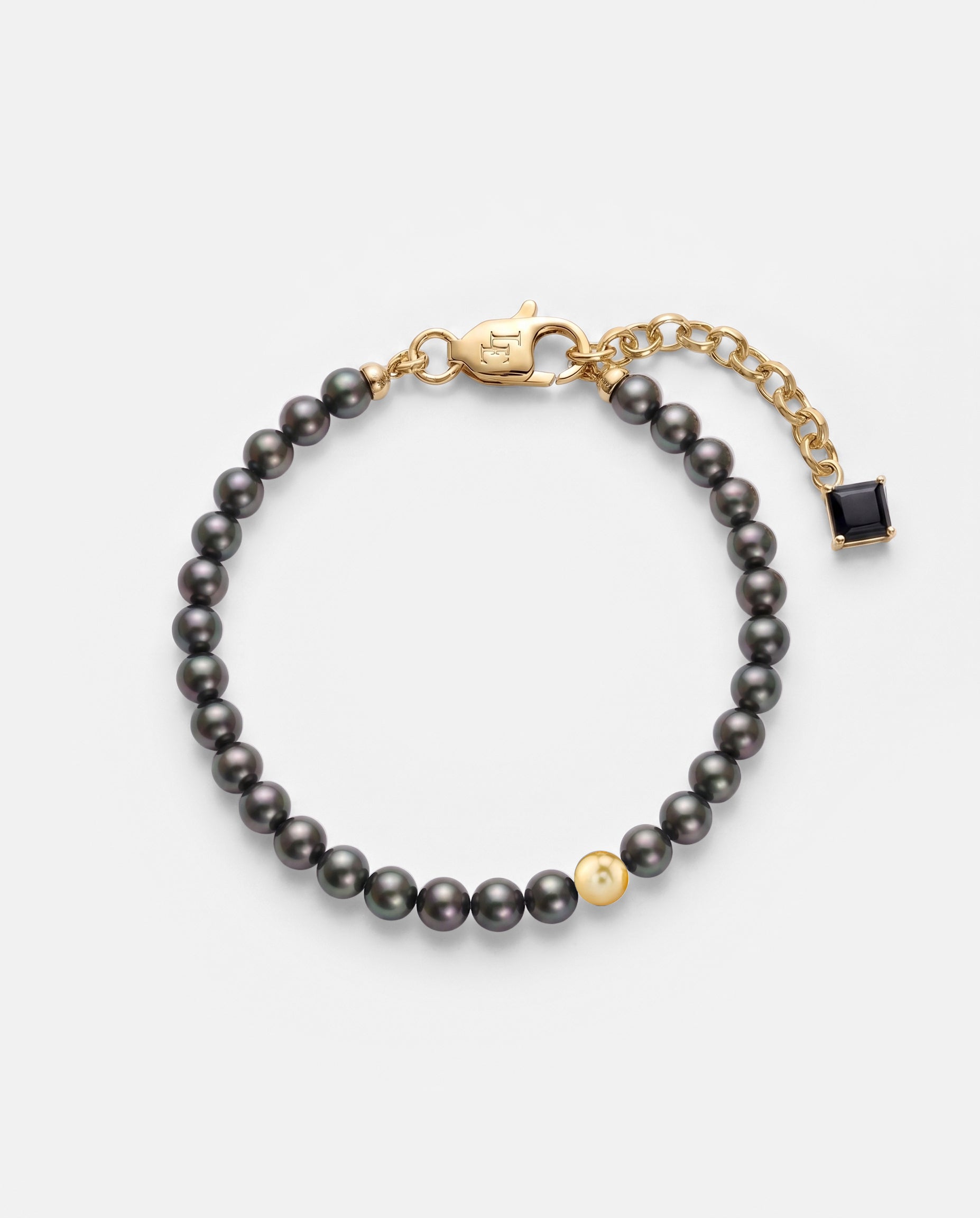 Caesura Black & Gold Pearl Bracelet