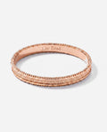 Open Channel Bangle in 9ct rose gold