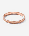 Open Channel Bangle in 9ct rose gold