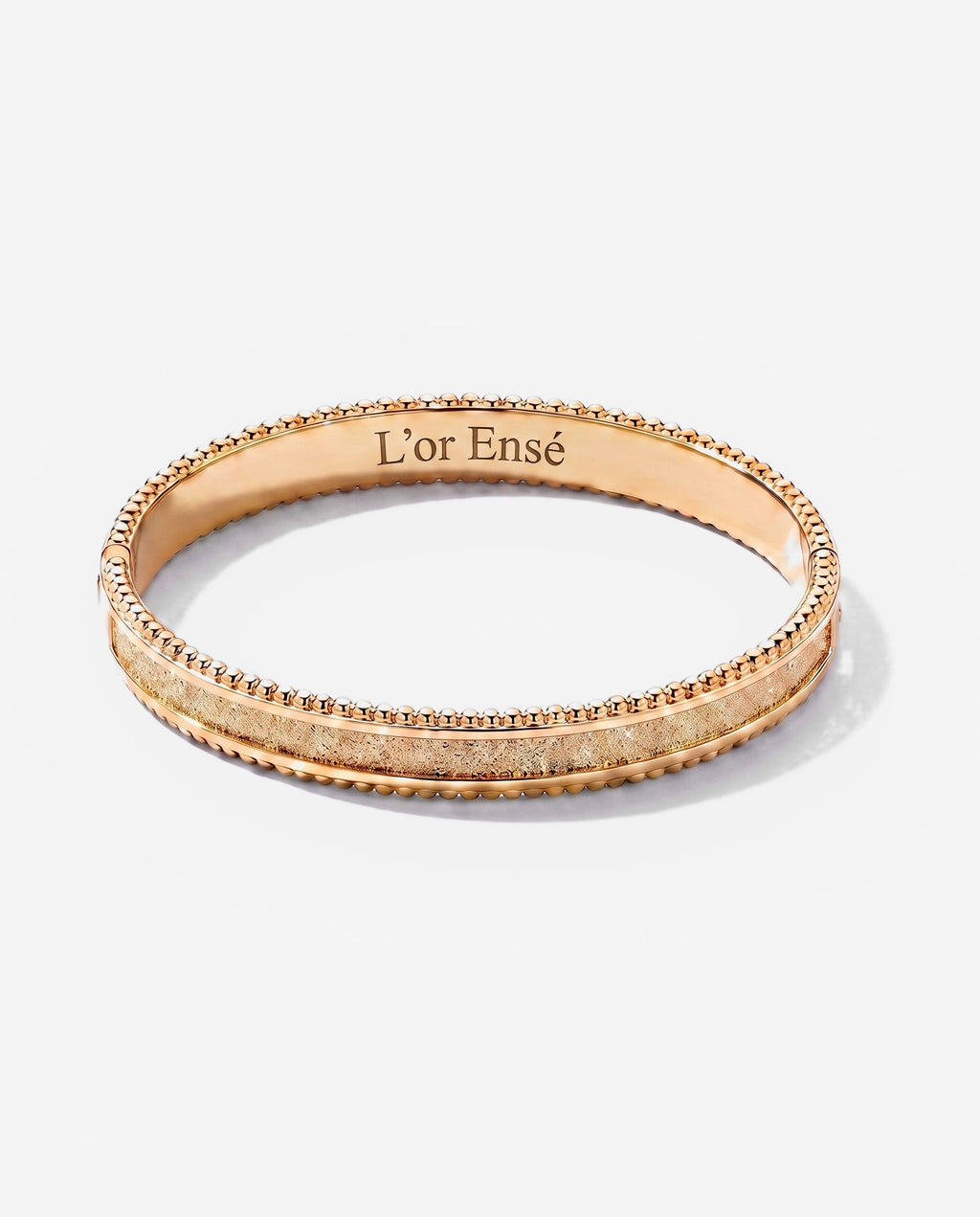 Open Channel Bangle in 9ct yellow gold