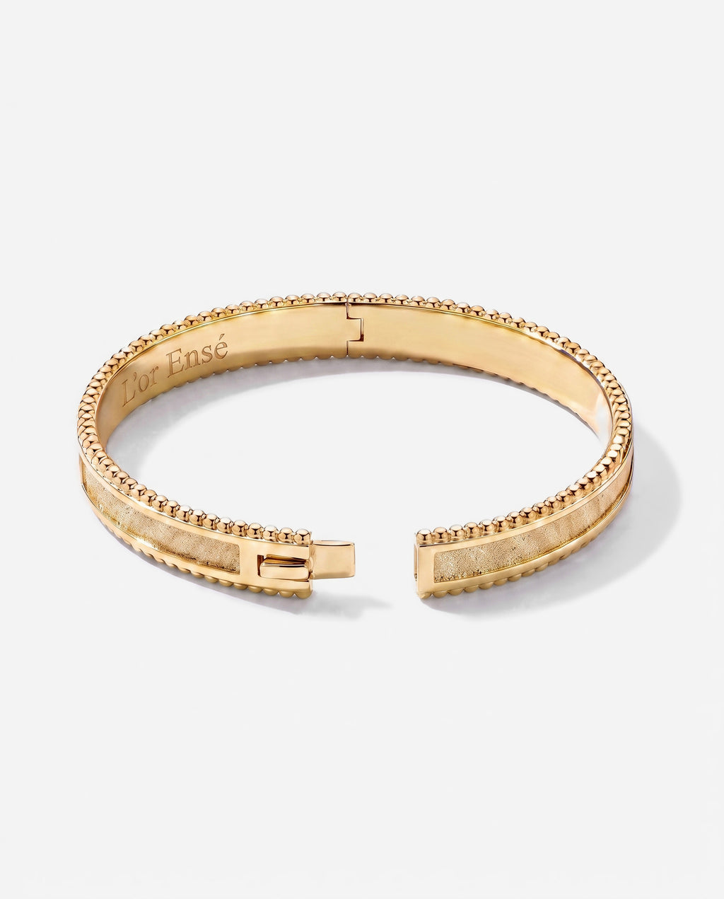 Open Channel Bangle in 9ct yellow gold