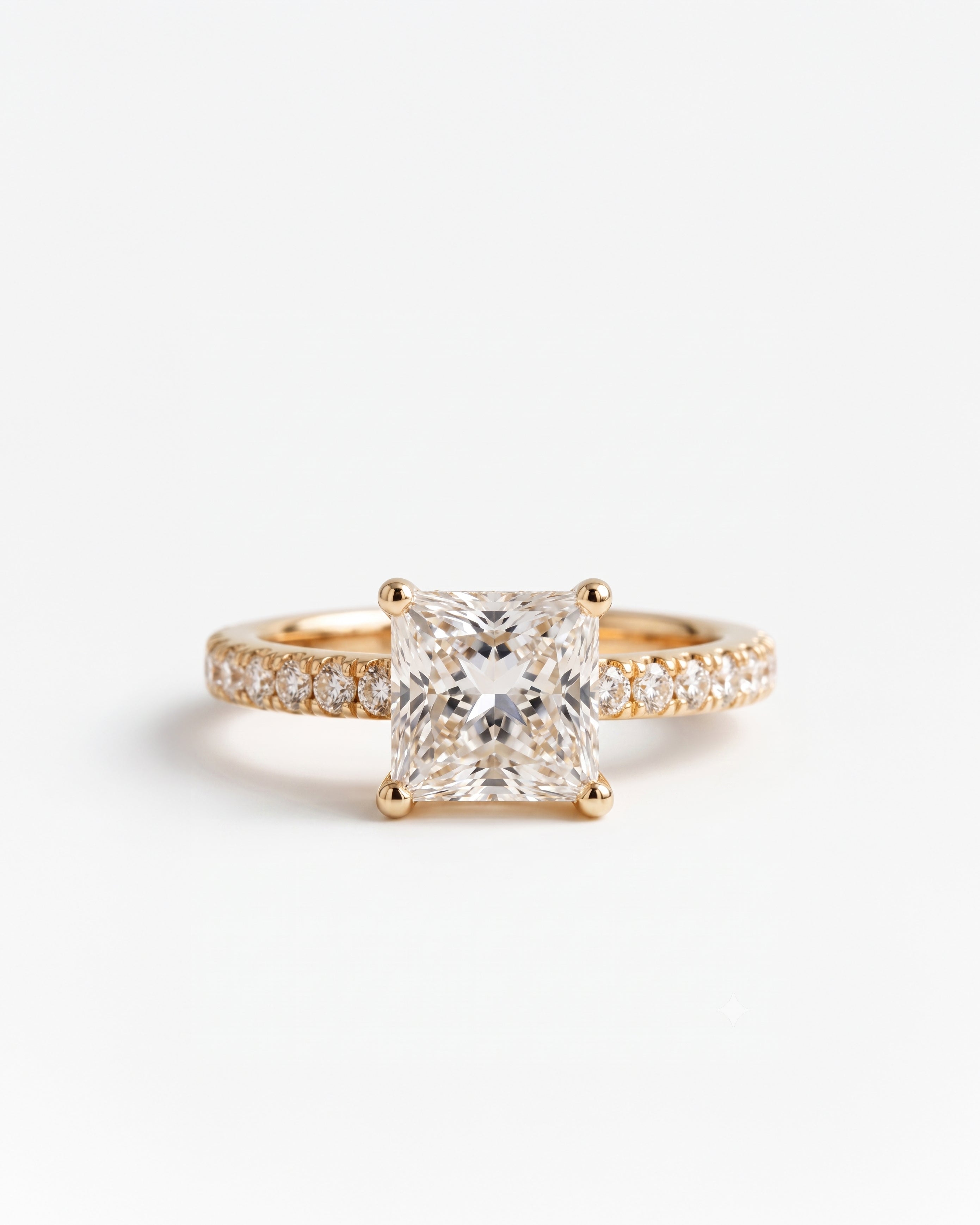 2ct Princess Engagement Ring