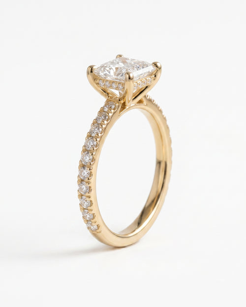 2ct Princess Engagement Ring