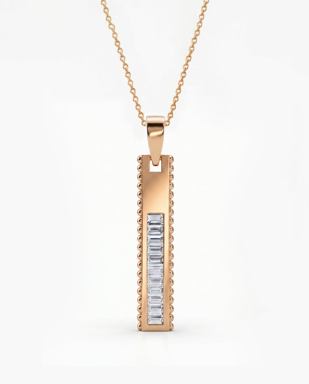 Ingot Pendant Baguette