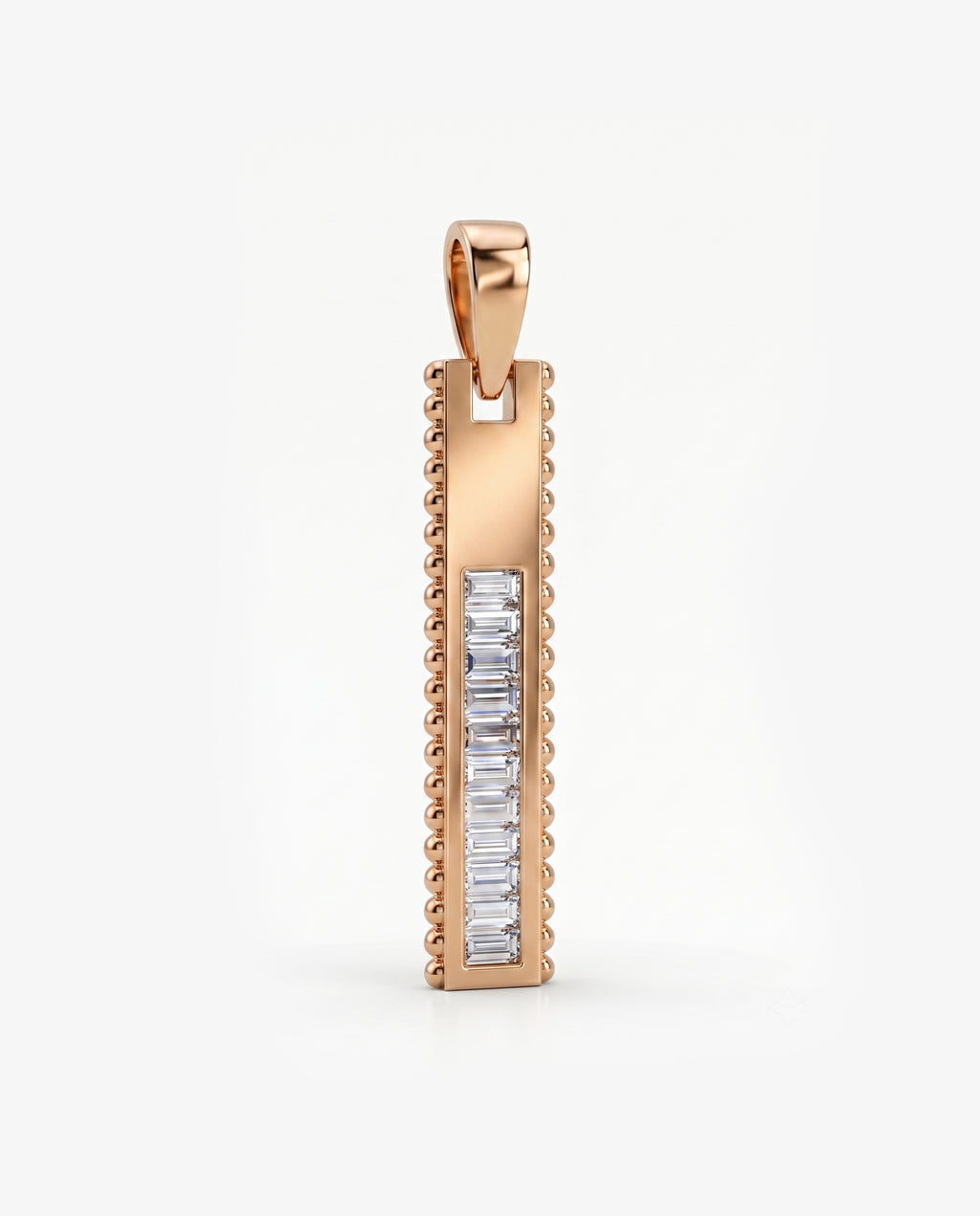 Ingot Pendant Baguette