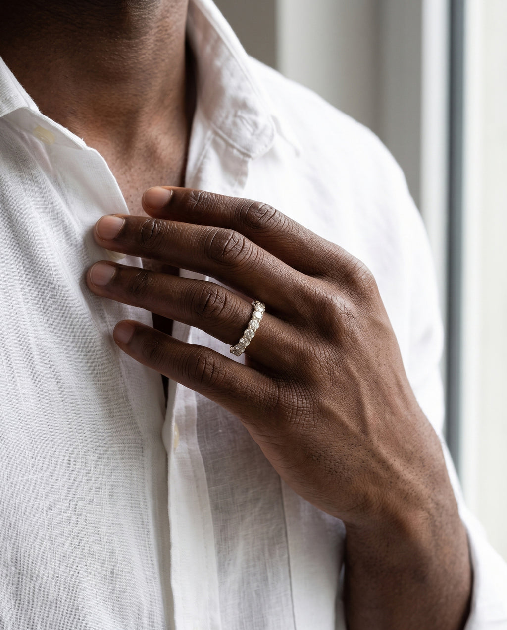 Diamond Eternity Ring in 9ct rose gold