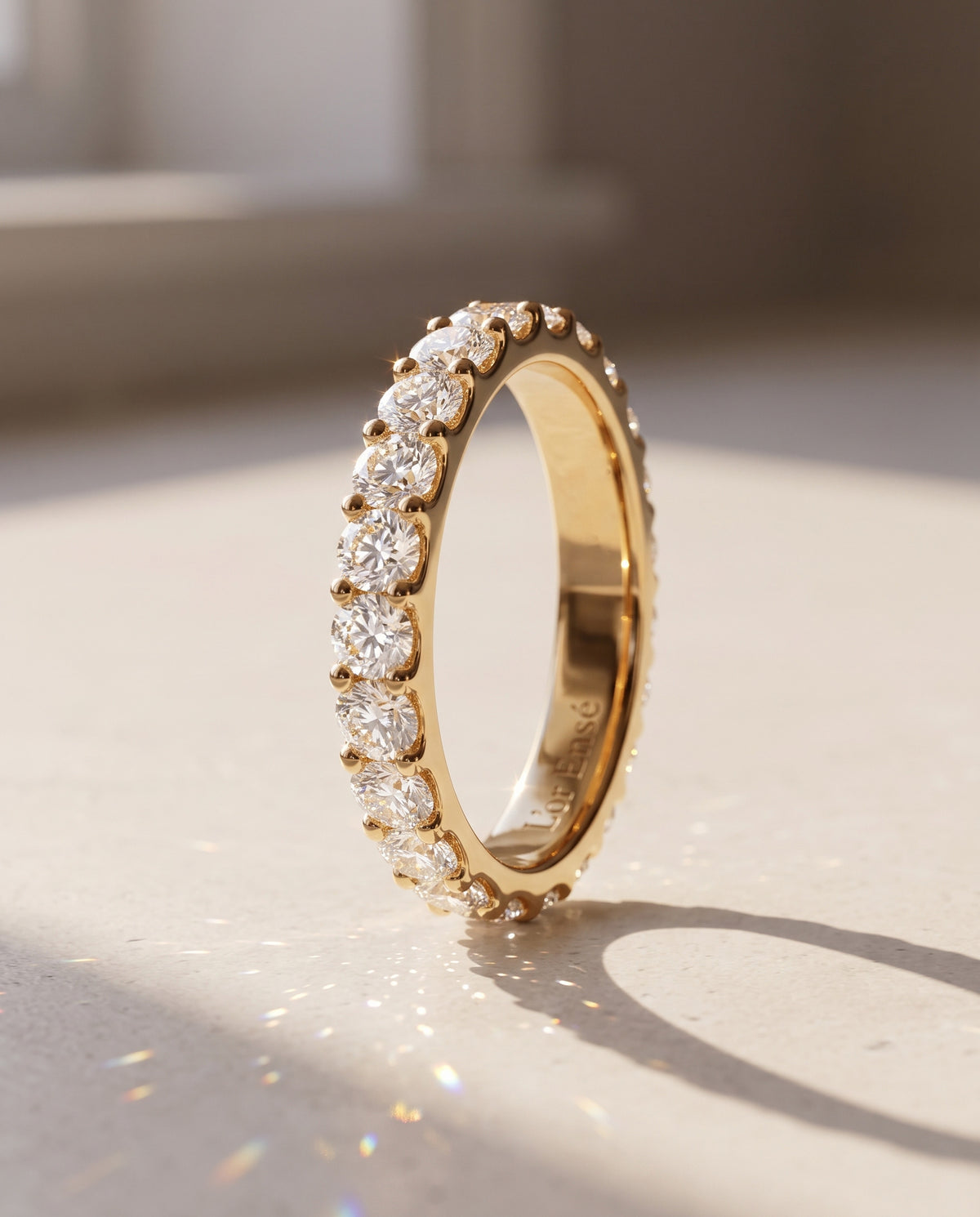 Diamond Eternity Ring in 9ct yellow gold