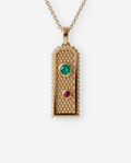 Cartouche II Pendant in 9ct yellow gold