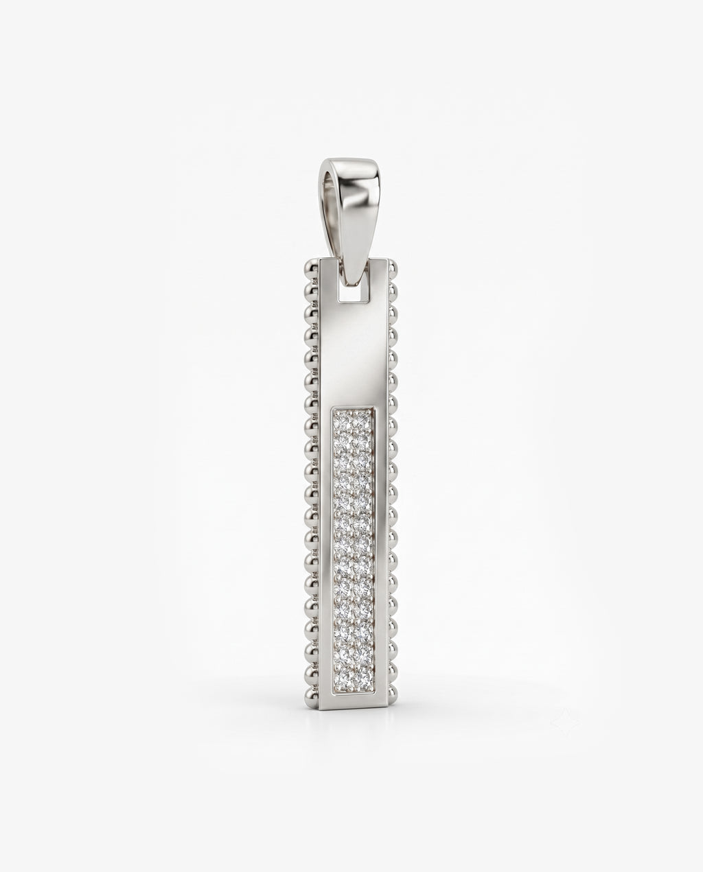Ingot Pendant Pavé