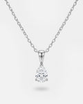 Pear Solitaire Pendant