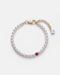 Caesura Pearl Rubellite Bracelet