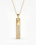 Ingot Pendant Pavé