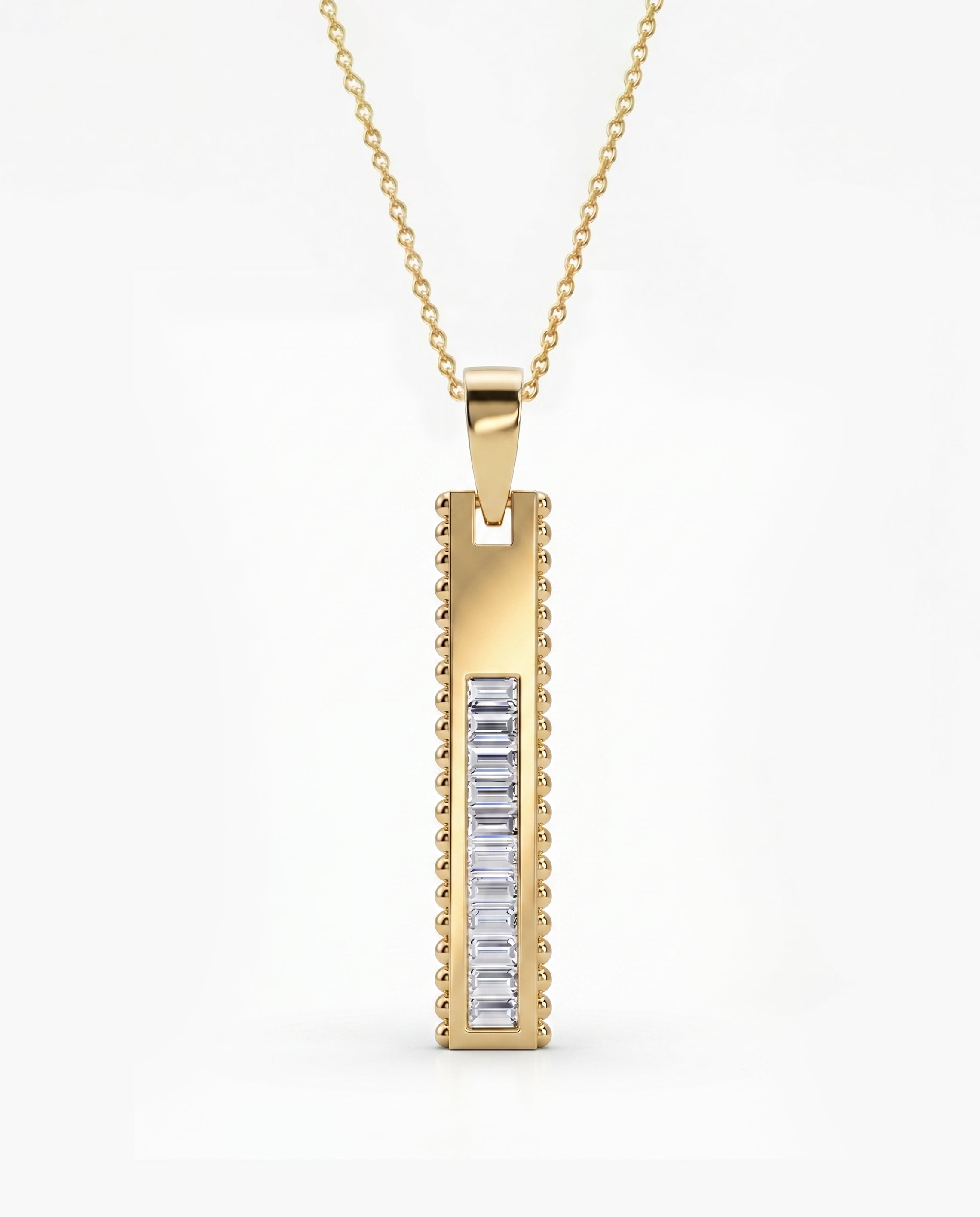 Ingot Pendant Baguette