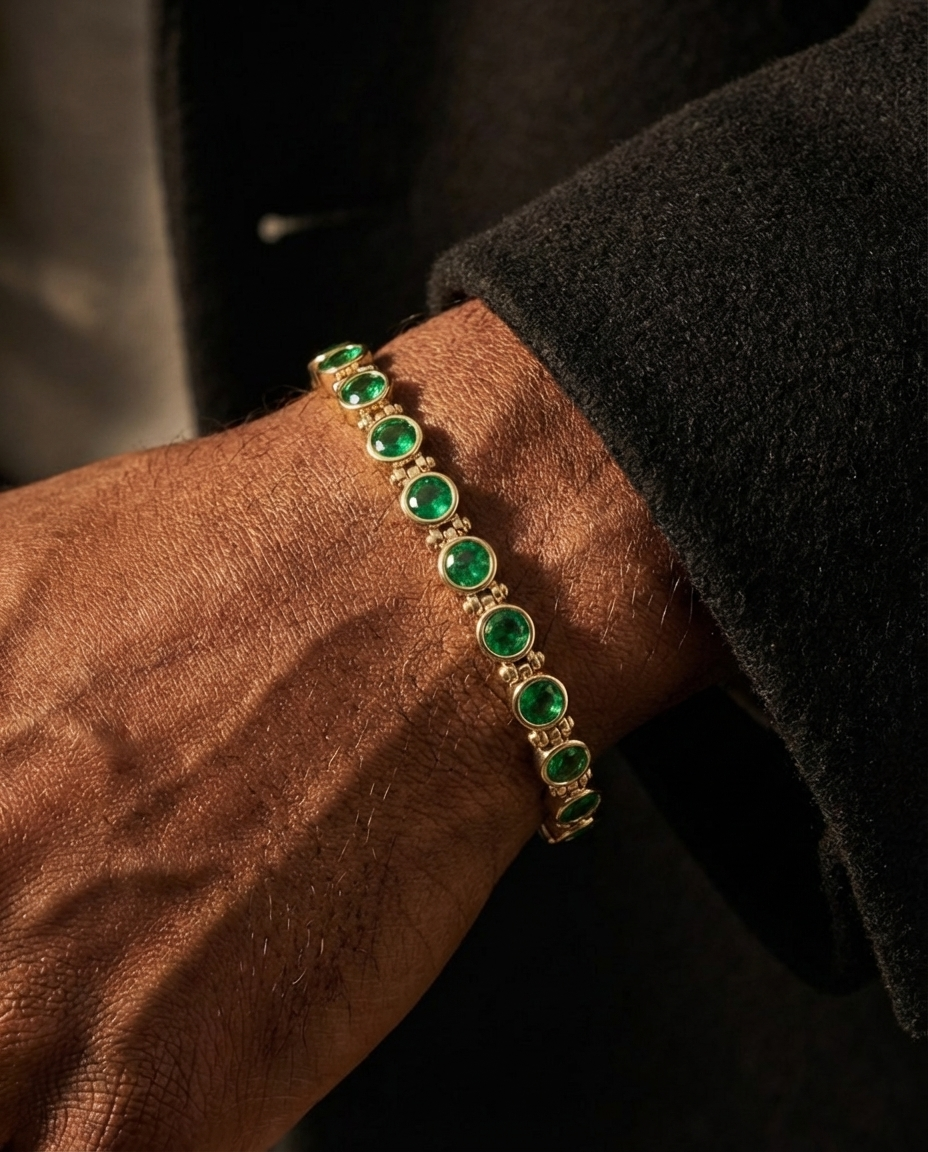 Rivet Eternity Bracelet