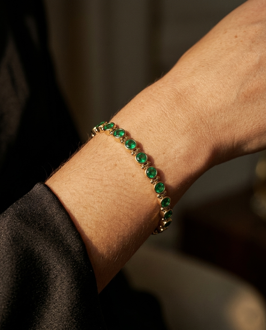 Rivet Eternity Bracelet