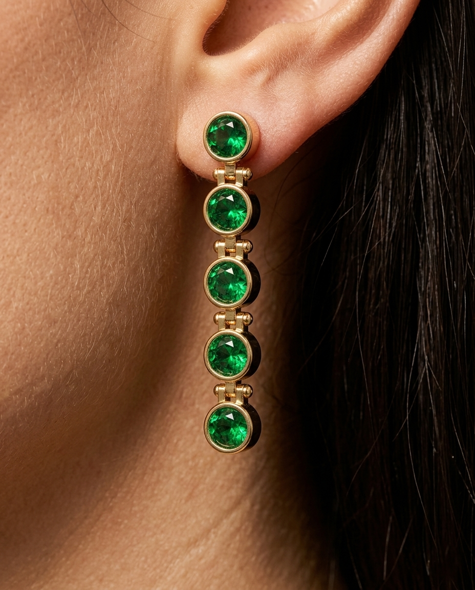 Rivet Link Earrings